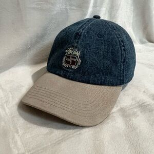 Stussy Two Tone Denim and Suede Hat One Size Men’s 131672